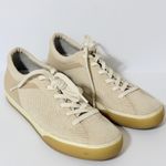 Rothy's The Lace Up Sneakers in Biscuit Oatmeal Women's Size 8.5 Casual Comfort Tan Photo 8