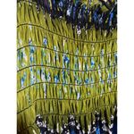 Summer Dress Island Dress Vacation Dress Green Blue Ruched Sleeveless Medium Photo 2