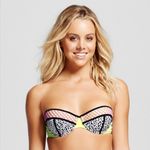 Shade & Shore Vacay Bandeau Bikini Top in Animal Print size 34D‎ Photo 1