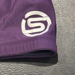 Skins 1/4 Zip Top Womens Small Thermal Purple Long Sleeve Shirt Mock Neck Photo 3