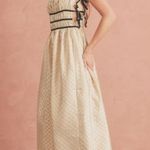 NWT Sofie the Label Claire Dress Gold Jacquard Velvet Straps Size Small Photo 3