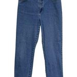 Ralph Lauren LAUREN  Jeans Denim High Rise Straight Leg Blue Cotton Size 14 P Photo 0