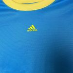 Adidas  Color Block Long Sleeve Ribbed Crop Top Women’s Shirt Sz XS Vintage NWOT Photo 1