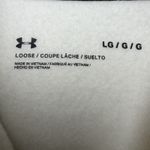 Under Armour Womens Project Rock Cut Off Sleeveless Crop Top Size L Beige Hoodie Photo 9