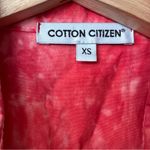 Cotton Citizen  Red Tie-Dye button down Shirt XS Photo 2
