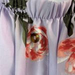 Rue 21  Orange and Purple Sleeveless Puff Sleeve Mini Dress Photo 1