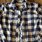 Vineyard Vines Womens Flannel Button Up Shirt Size 4 Photo 2