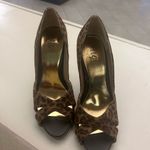 Rouge Helium Heels Elegant Leopard Print Peep-Toe 9 Preowned and gorgeous 
CLEAN Photo 3