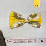 Handmade Bow Hairclip 22 Yellow Photo 1