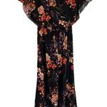 Blue Life  Black Floral Off The Shoulder Jumpsuit Photo 4