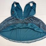 Lulus  Smokeshow Teal‎ Metallic Sleeveless Mini Dress MEDIUM Photo 7