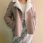 Pink Fur Lined Coat Size M Photo 0
