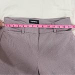 EXPRESS Columnist Barely Boot Mid-Rise 2R Purple Houndstooth Photo 6