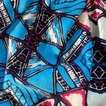 LuLaRoe  Teal Pink Madison Pocketed A-Line Shirt Size XL EUC #5709 Photo 2