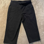 Ruby Rd Pants Womens 8 Capri Black High Rise Stretch Nylon Modest Minimal Photo 0