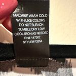 Ashley Stewart 💙SALE3/$25 NEW  BLACK WHITE STRETCHY ASYMMETRICAL HANDKERCHIEF TOP Photo 5