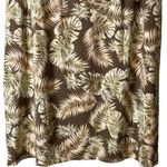 J.Jill Printed A-Line Knit Maxi Skirt Watercress Cheerful Palms Elastic Waist SP Photo 6