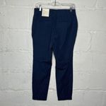 A New Day  Women's High Rise Skinny Ankle Pants Navy Blue Pinstripe 8 Regular Photo 3