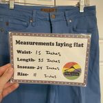 Judy Blue Los Angeles Denim Crop Pants Frayed Hem Blue Jeans Photo 1