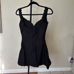 House Of CB  'Tilly'‎ Black Pin Tuck Mini Dress NWOT Size XS A-C Photo 3