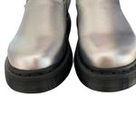 Dr. Martens  NWTs Silver Laketen Leather Mules Platform Clogs size 8 Photo 4