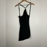 LIONESS  Black The Claudia Asymmetrical Dress Sz M Party Date Photo 3