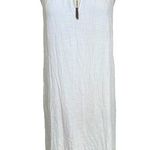 Mlle Gabrielle Beachy coastal White Halter Neck High Low Dress Photo 0