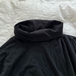 Madewell  black turtleneck long sleeve shirt size large Photo 7