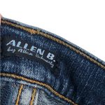 Allen B Schwartz Flare Denim Mid Rise Black Animal Print Blue Jeans Womens 28 Photo 9