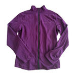 CANYON RANCH Purple Zip Track Jacket Size Small Photo 0
