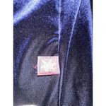 Vintage The Disney Store Winnie the Pooh Velvet Button Up Sweater Size Medium Blue Photo 5