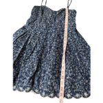 American Eagle Sweetheart Button-Up Mini Dress In Navy Floral Size S Photo 8