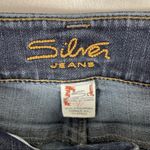 Silver Jeans Silver Suki Cropped Dark Wash Jeans Photo 2