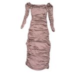 Caroline Constas Strapless Tara Dress in Brown, Size M Brown Size M Photo 5