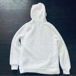 Abercrombie & Fitch White Fleece Sherpa Pullover Hoodie | Size: M Photo 7