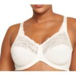 NWT Lilyette Cream Underwire Minimizer Bra Sz 38DD Photo 6