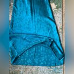 Jaclyn Smith Vintage 2002 Studio teal Asian print maxi slip dress, size medium Photo 6
