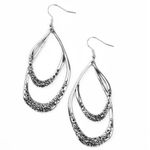 Paparazzi Beyond Your Gleams Silver Earrings (299) Photo 1