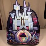 Lounge Fly  Disney Cinderella Castle Series Carriage Adj Strap Mini Backpack NEW Photo 0