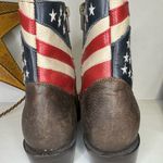 Womens JB Dillon USA Cowboy Boots Leather American Flag size B. Photo 11