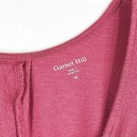 Garnet Hill XS Top Red Gathered Front Smocked Ruffle Solid Cotton Pullover 381 Photo 4