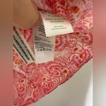 J.Crew  Pink Floral Smocked Puff Sleeve Flowy Poplin Mini Dress Tropical XS Photo 4