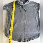 A New Day Charcoal Gray Drawstring Funnelneck Long Sleeve Top Size Medium Photo 6