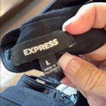 EXPRESS  Black V-Neck Criss Cross Sleeveless Mini Dress Size Large Photo 6