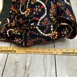 Monet  Black Gold Chain Pattern Tote Bag Vintage 80s Jewelry Print Large Cloth Photo 15