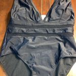 Davi & Dani NWT  black one piece swim suit sz L Photo 2