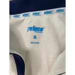 B95 New Women’s Prince Pickleball Golf Tennis Vneck short Sleeve Polo Shirt XL White Photo 4