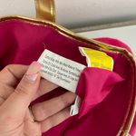 TWEETY Y2K Hot Pink Gold Terry Cloth Paradise Sequin Graphic Beach Tote Bag Photo 10