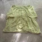 Embroidered blouse, boho blouse Green Size XS Photo 2