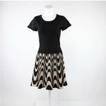 Parker Black Knit pleated dress Photo 1